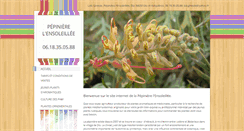 Desktop Screenshot of pepinierelensoleillee.com