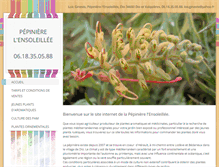 Tablet Screenshot of pepinierelensoleillee.com